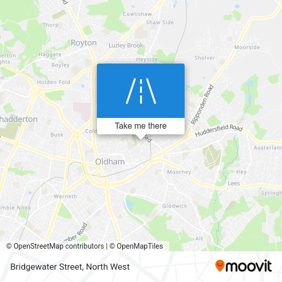 Bridgewater Street map
