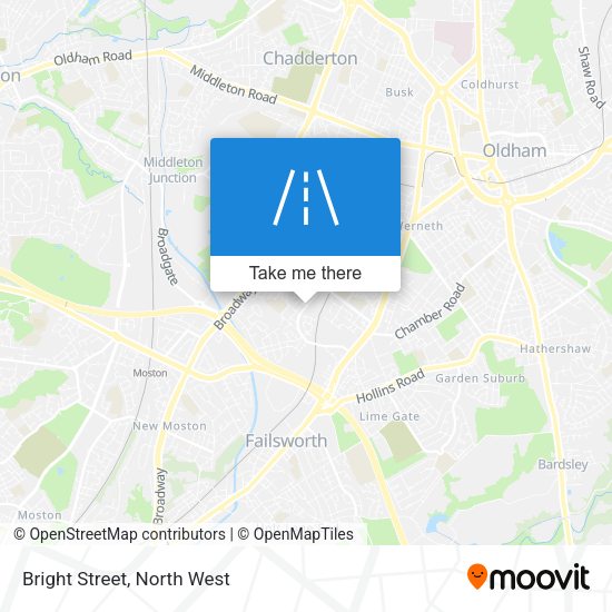 Bright Street map