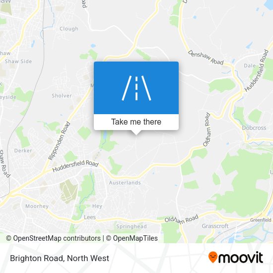 Brighton Road map