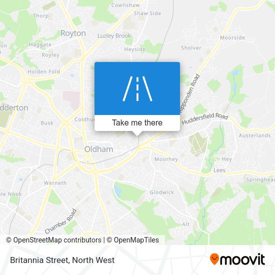 Britannia Street map