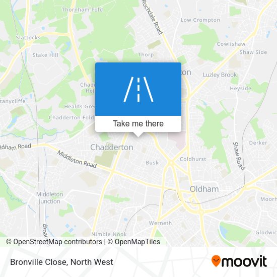 Bronville Close map
