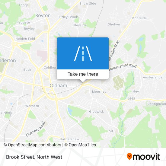Brook Street map