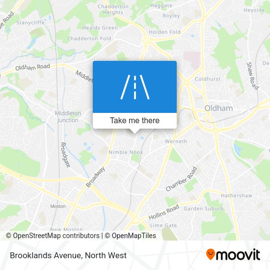 Brooklands Avenue map