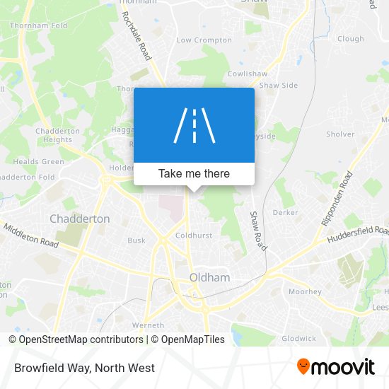 Browfield Way map