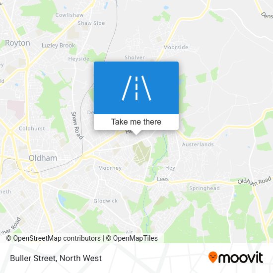 Buller Street map
