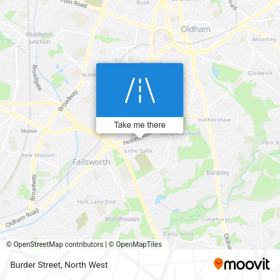 Burder Street map