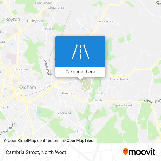 Cambria Street map