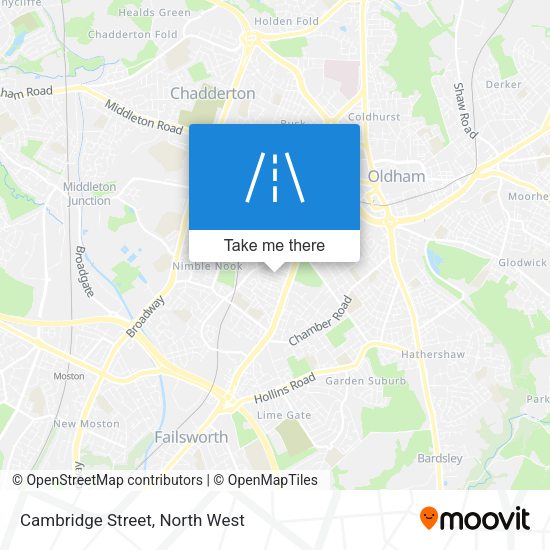 Cambridge Street map