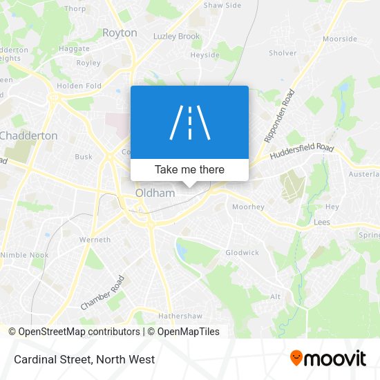 Cardinal Street map