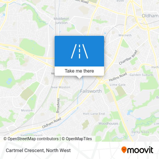 Cartmel Crescent map