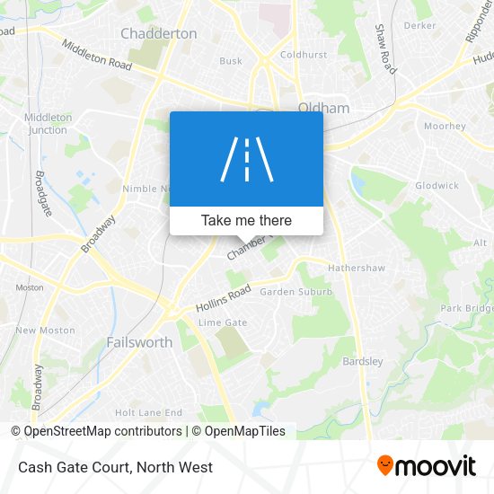 Cash Gate Court map