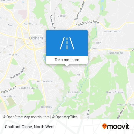 Chalfont Close map