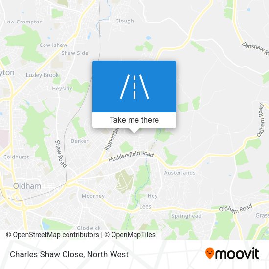 Charles Shaw Close map