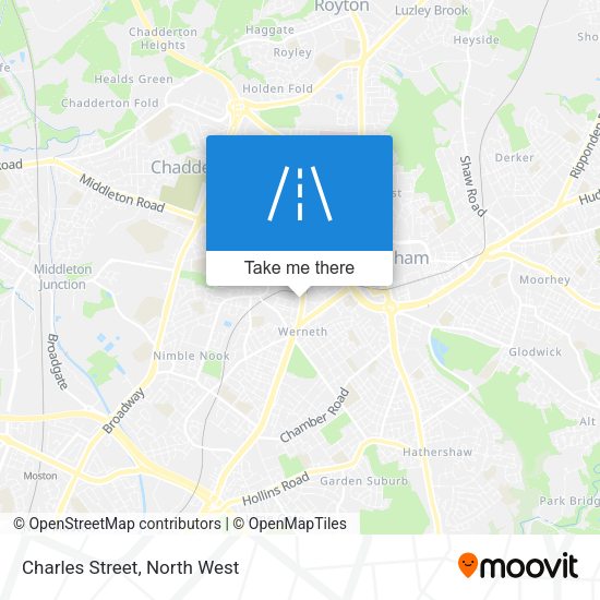 Charles Street map