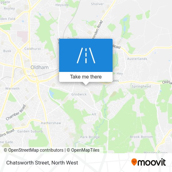 Chatsworth Street map