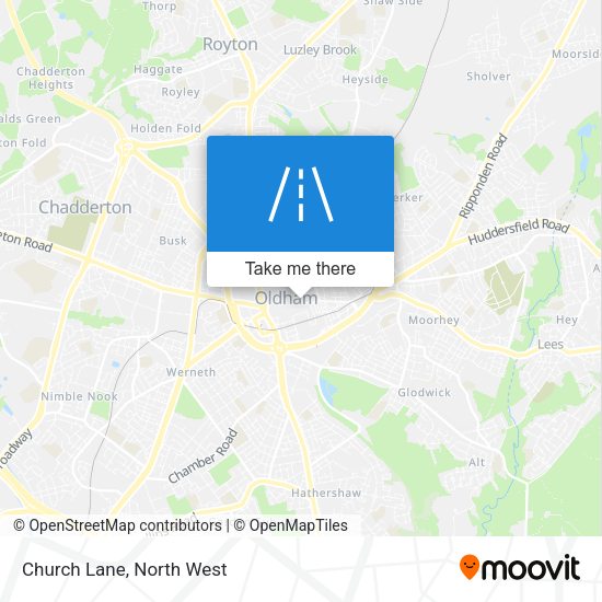 Church Lane map