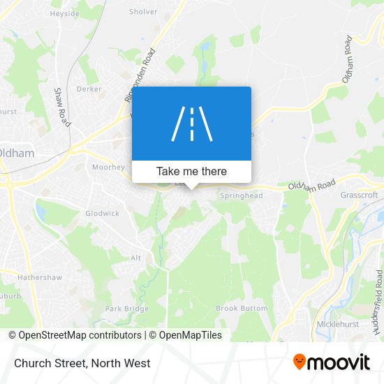 Church Street map
