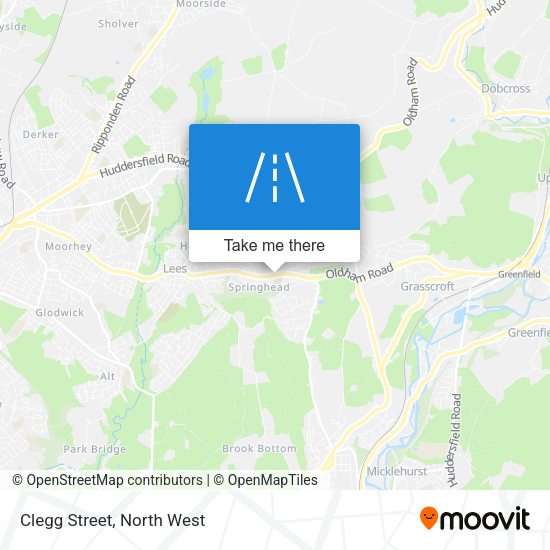 Clegg Street map