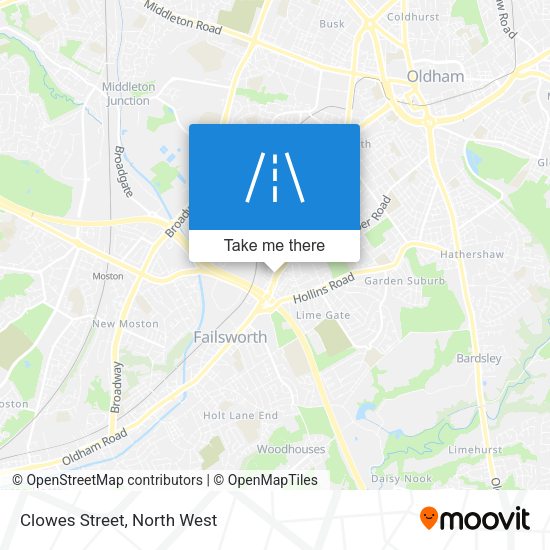 Clowes Street map