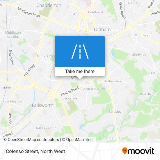 Colenso Street map