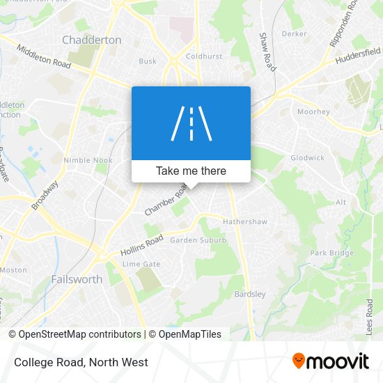 College Road map