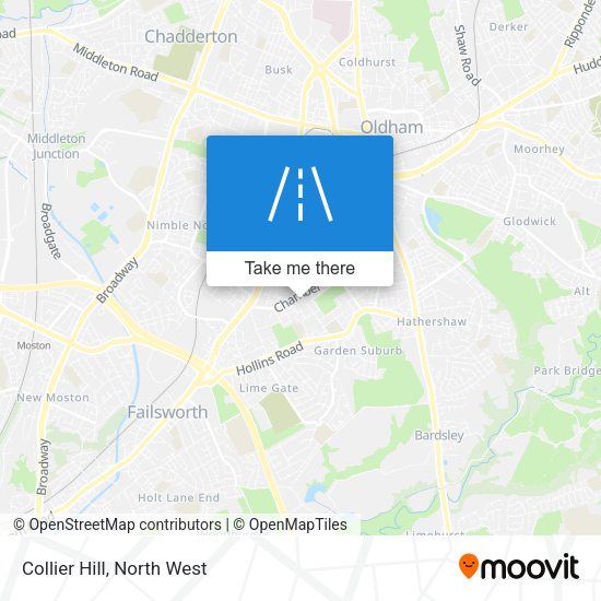 Collier Hill map