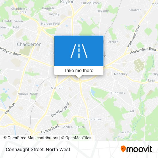Connaught Street map