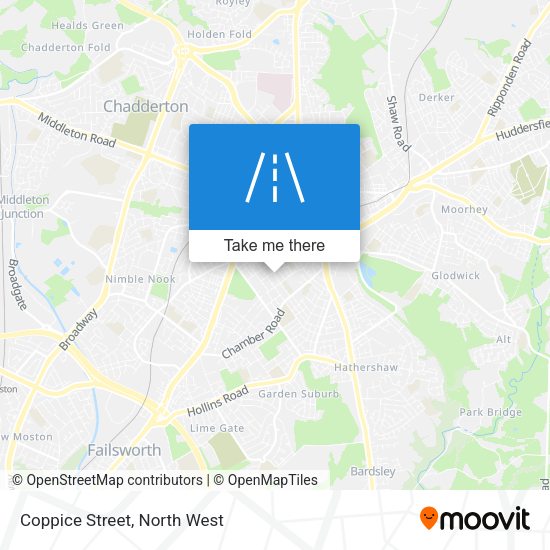 Coppice Street map