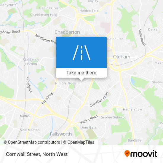 Cornwall Street map