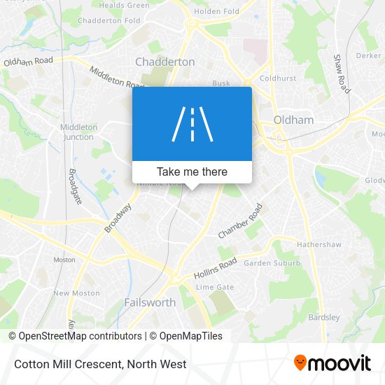 Cotton Mill Crescent map
