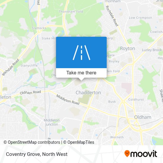 Coventry Grove map