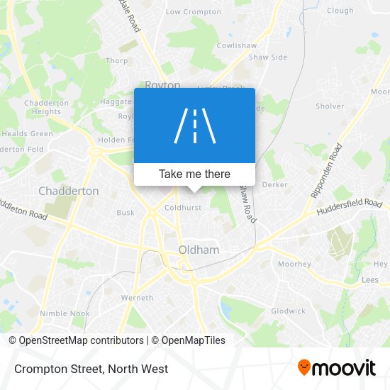 Crompton Street map