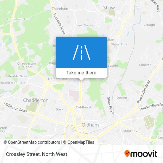 Crossley Street map