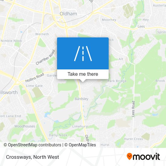 Crossways map