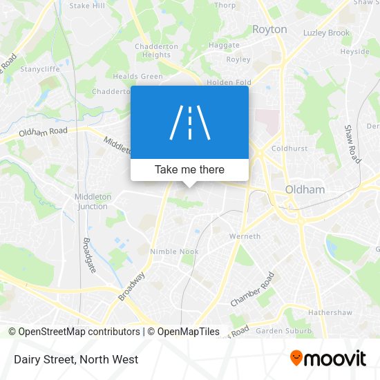 Dairy Street map
