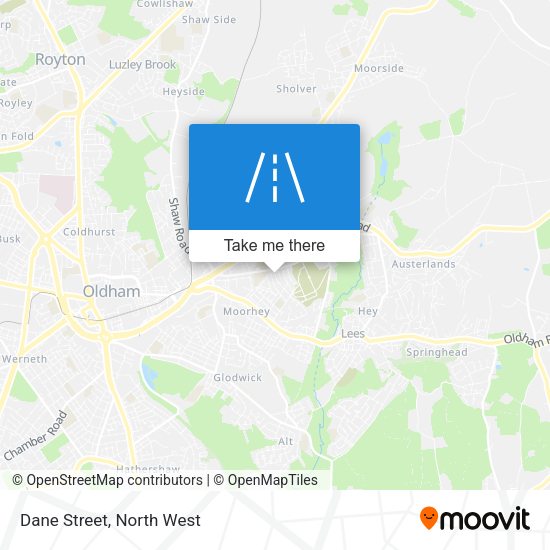 Dane Street map