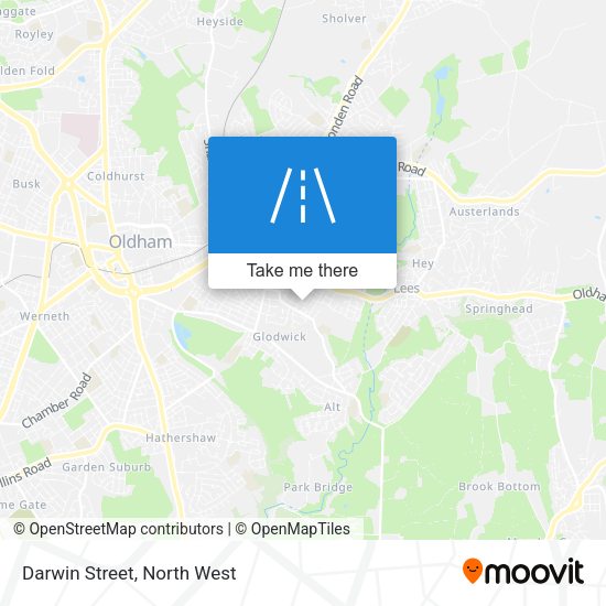 Darwin Street map