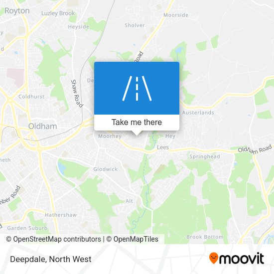 Deepdale map