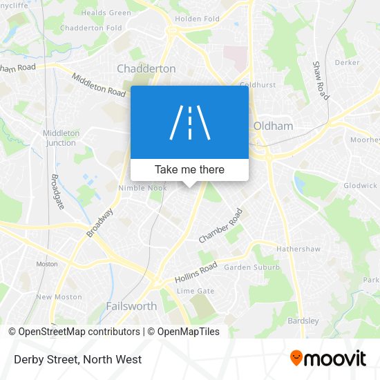 Derby Street map