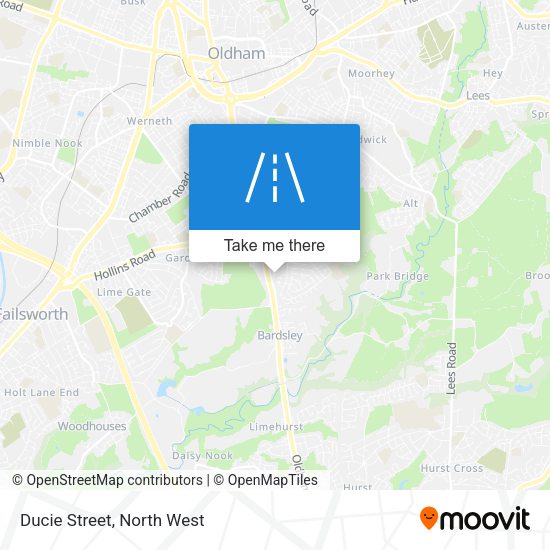 Ducie Street map