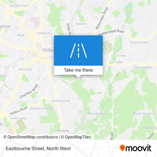 Eastbourne Street map