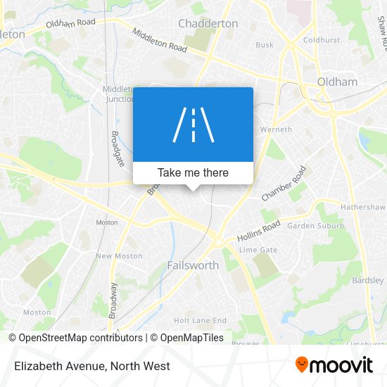 Elizabeth Avenue map