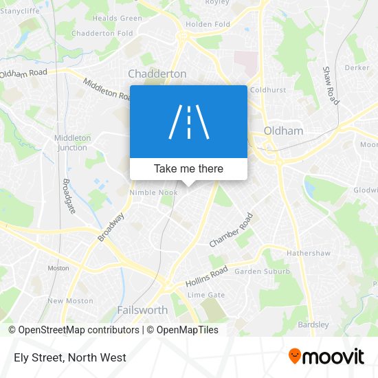 Ely Street map