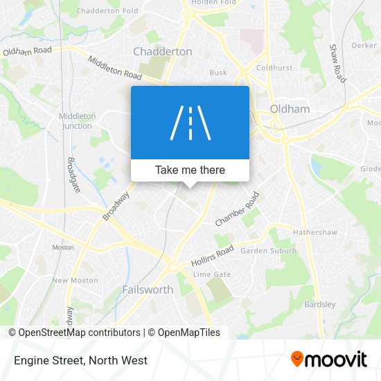 Engine Street map