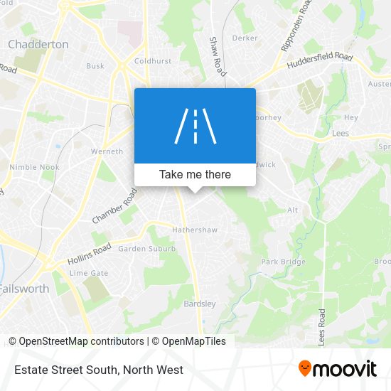 Estate Street South map