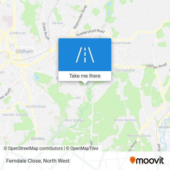 Ferndale Close map