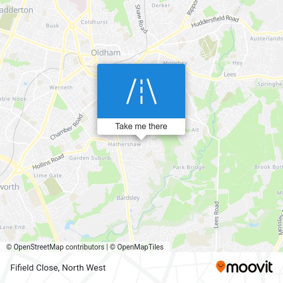 Fifield Close map