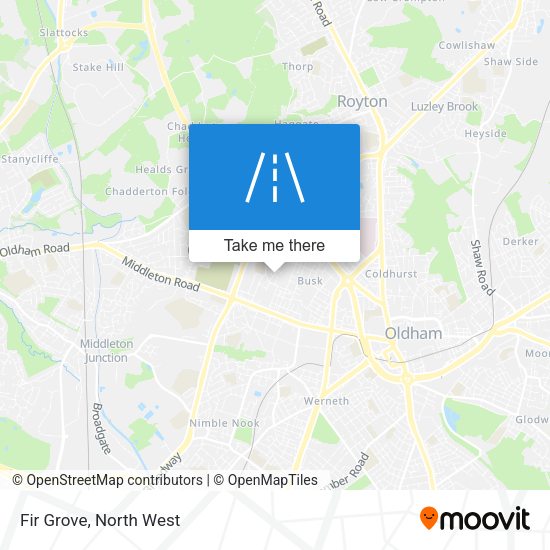 Fir Grove map
