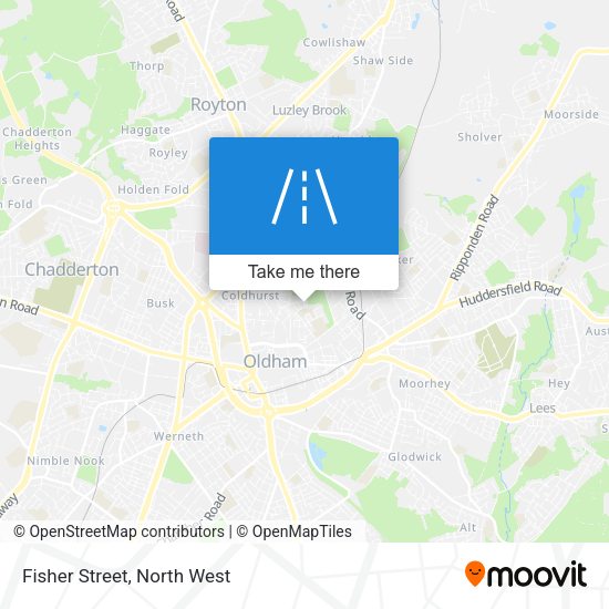 Fisher Street map