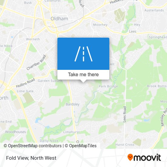 Fold View map